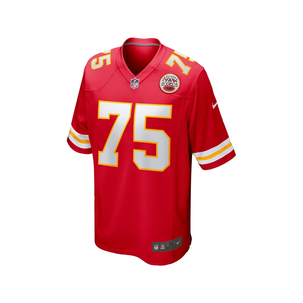 Mens Kansas City Chiefs Darian Kinnard Red Game Player Jersey