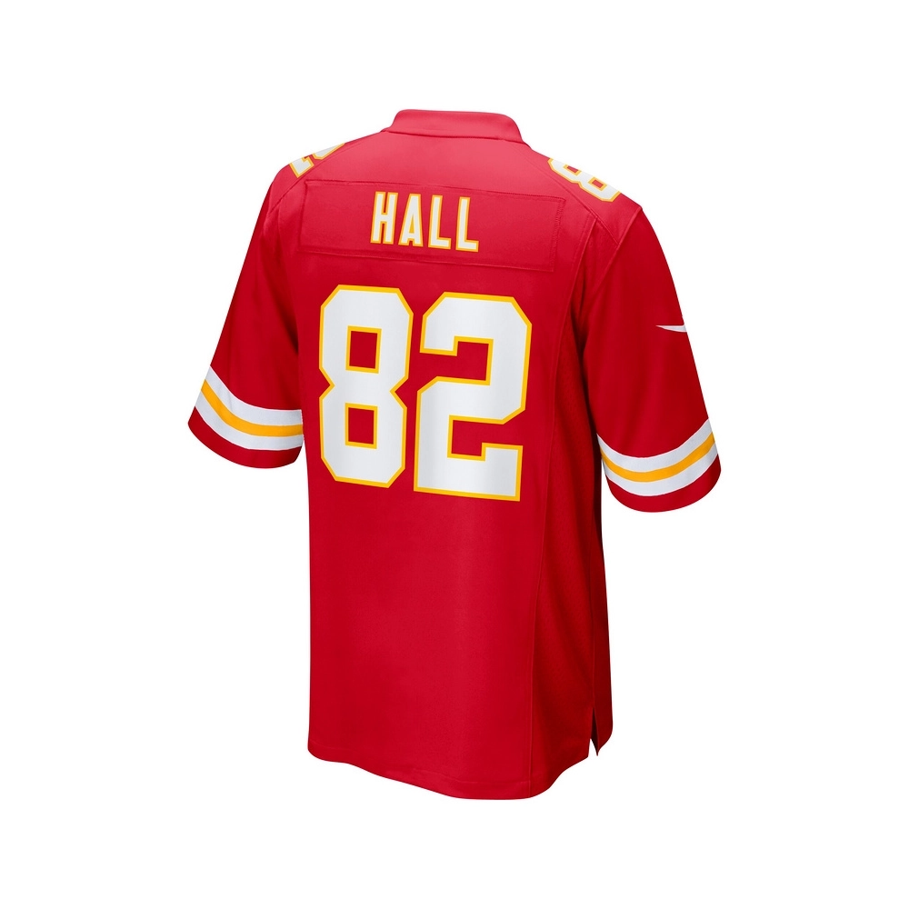 Mens Kansas City Chiefs Dante Hall Red Retired Player Game Jersey