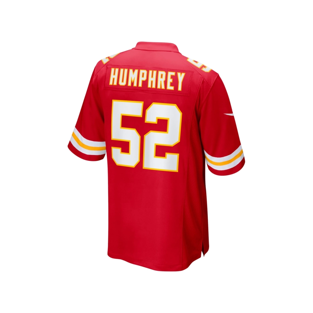 Mens Kansas City Chiefs Creed Humphrey Red Super Bowl LVIII Game Jersey
