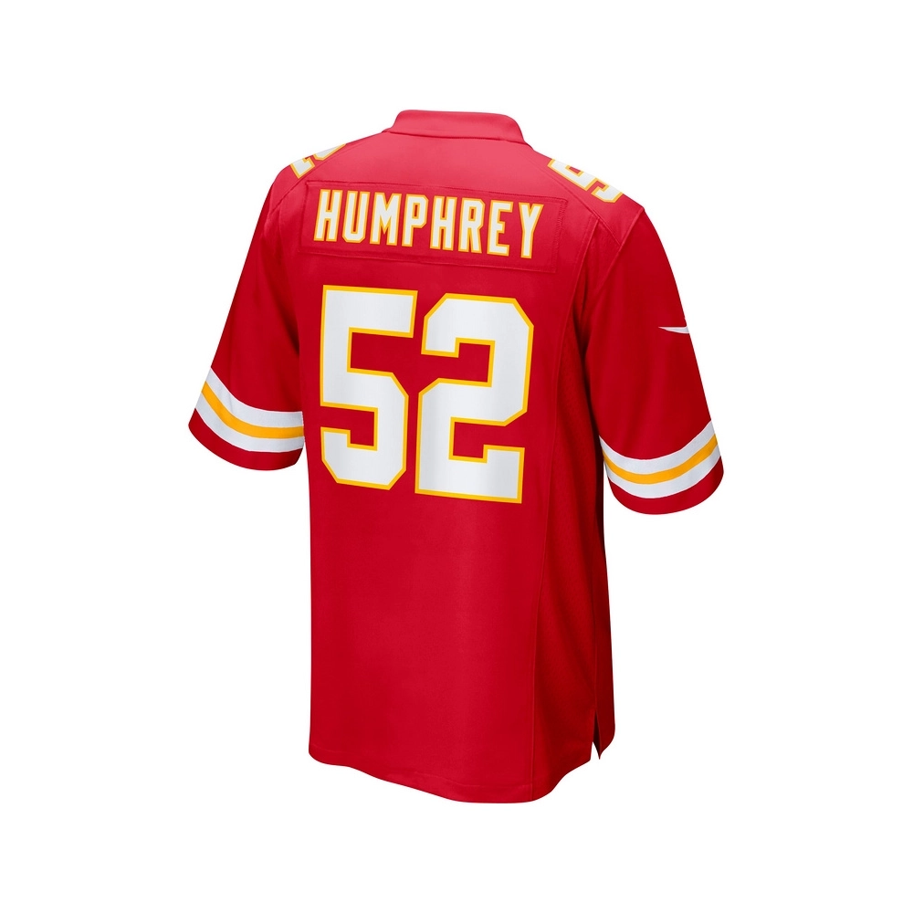 Mens Kansas City Chiefs Creed Humphrey Red Game Jersey