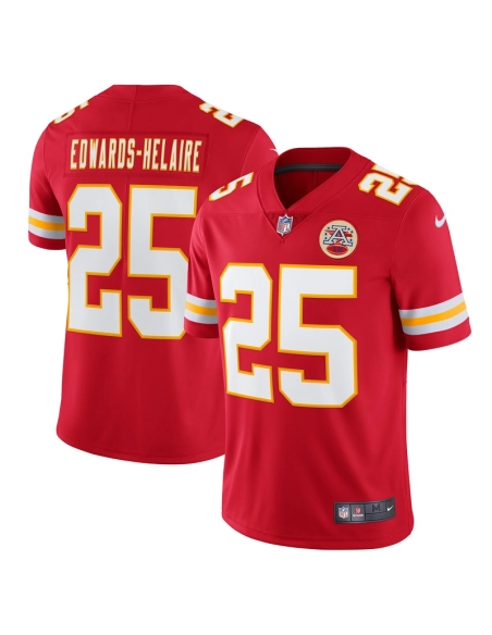 Mens Kansas City Chiefs Clyde Edwards-Helaire Red Vapor Limited Jersey