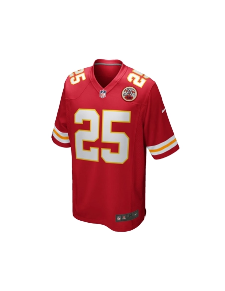 Mens Kansas City Chiefs Clyde Edwards-Helaire Red Player Game Jersey