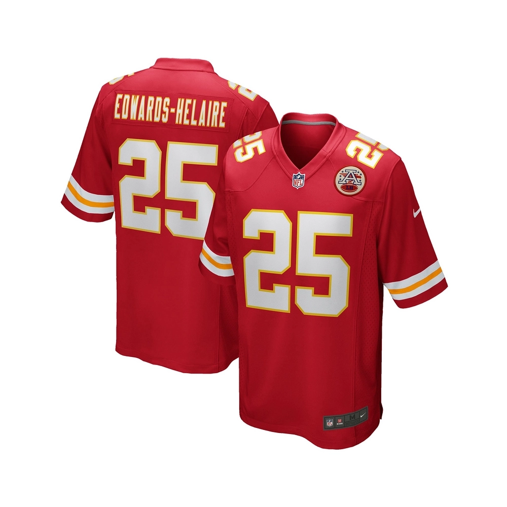 Mens Kansas City Chiefs Clyde Edwards-Helaire Player Game Jersey