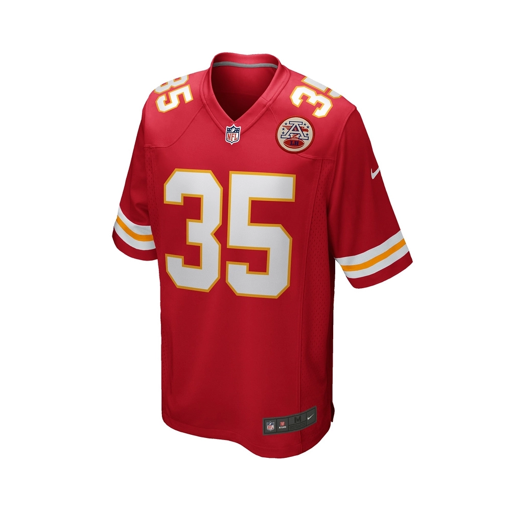 Mens Kansas City Chiefs Christian Okoye Red Game Retired Player Jersey