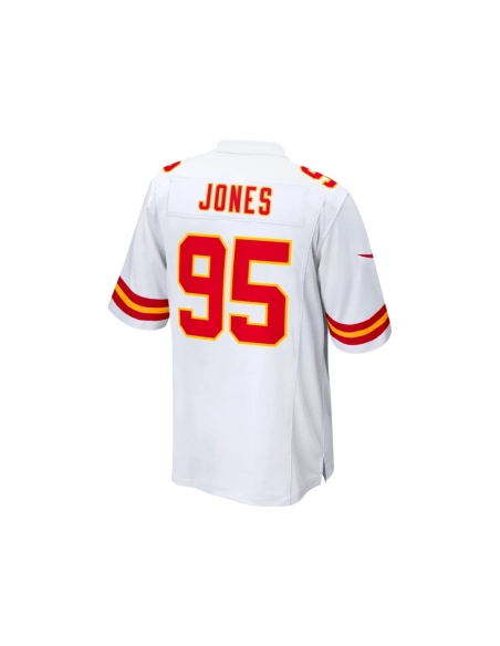 Mens Kansas City Chiefs Chris Jones White Game Jersey