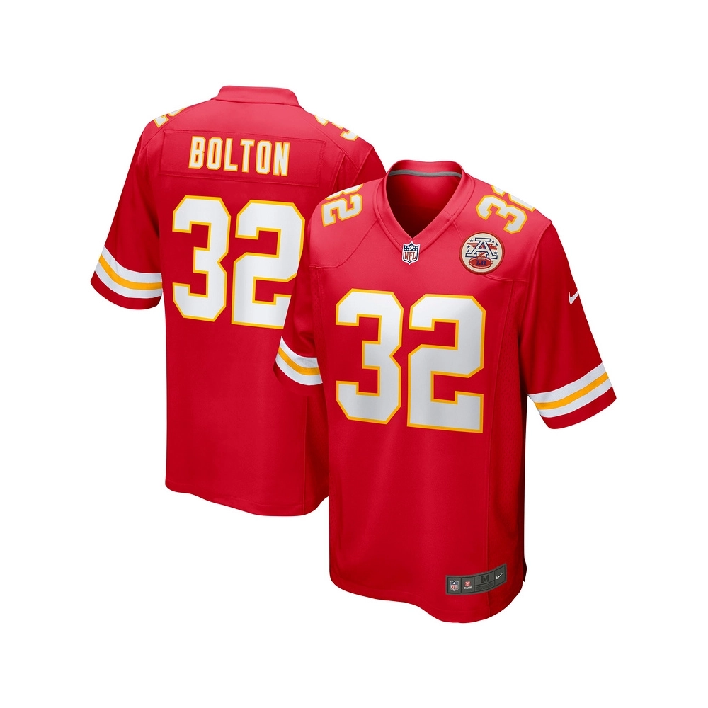 Mens Kansas City Chiefs BoltonRed Game Jersey