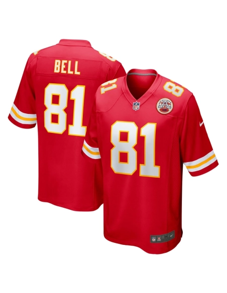 Mens Kansas City Chiefs Blake Bell Red Game Player Jersey