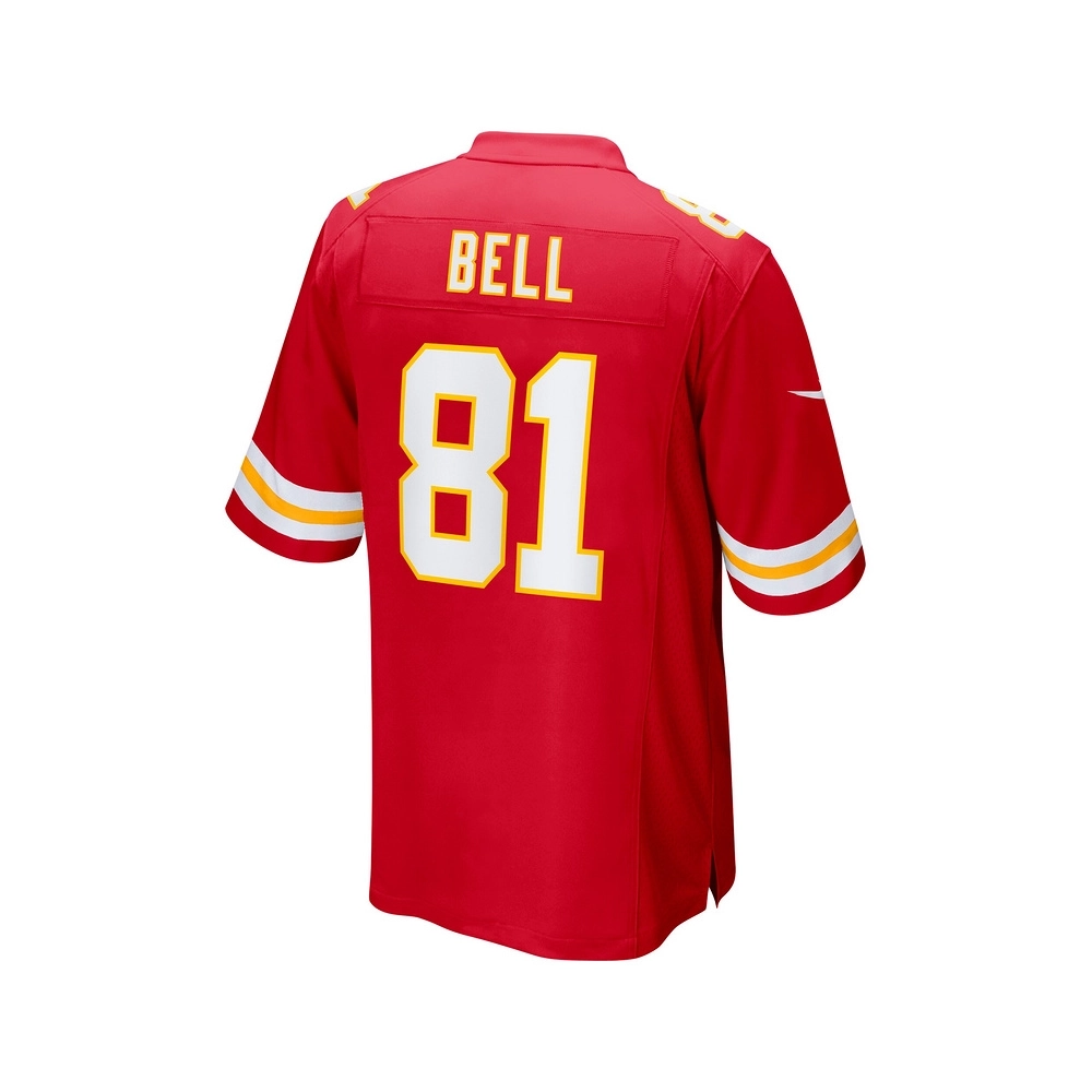 Mens Kansas City Chiefs Blake Bell Red Game Player Jersey
