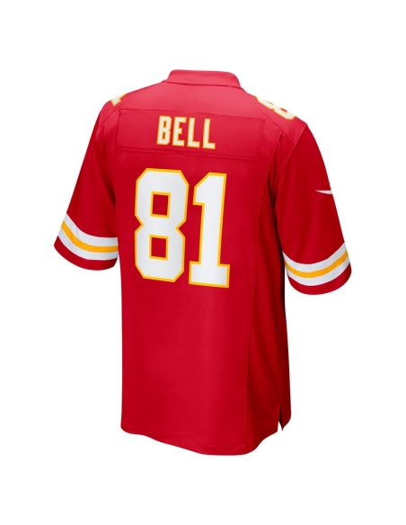 Mens Kansas City Chiefs Blake Bell Red Game Player Jersey