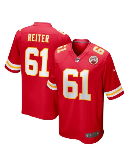 Mens Kansas City Chiefs Austin Reiter Red Game Player Jersey