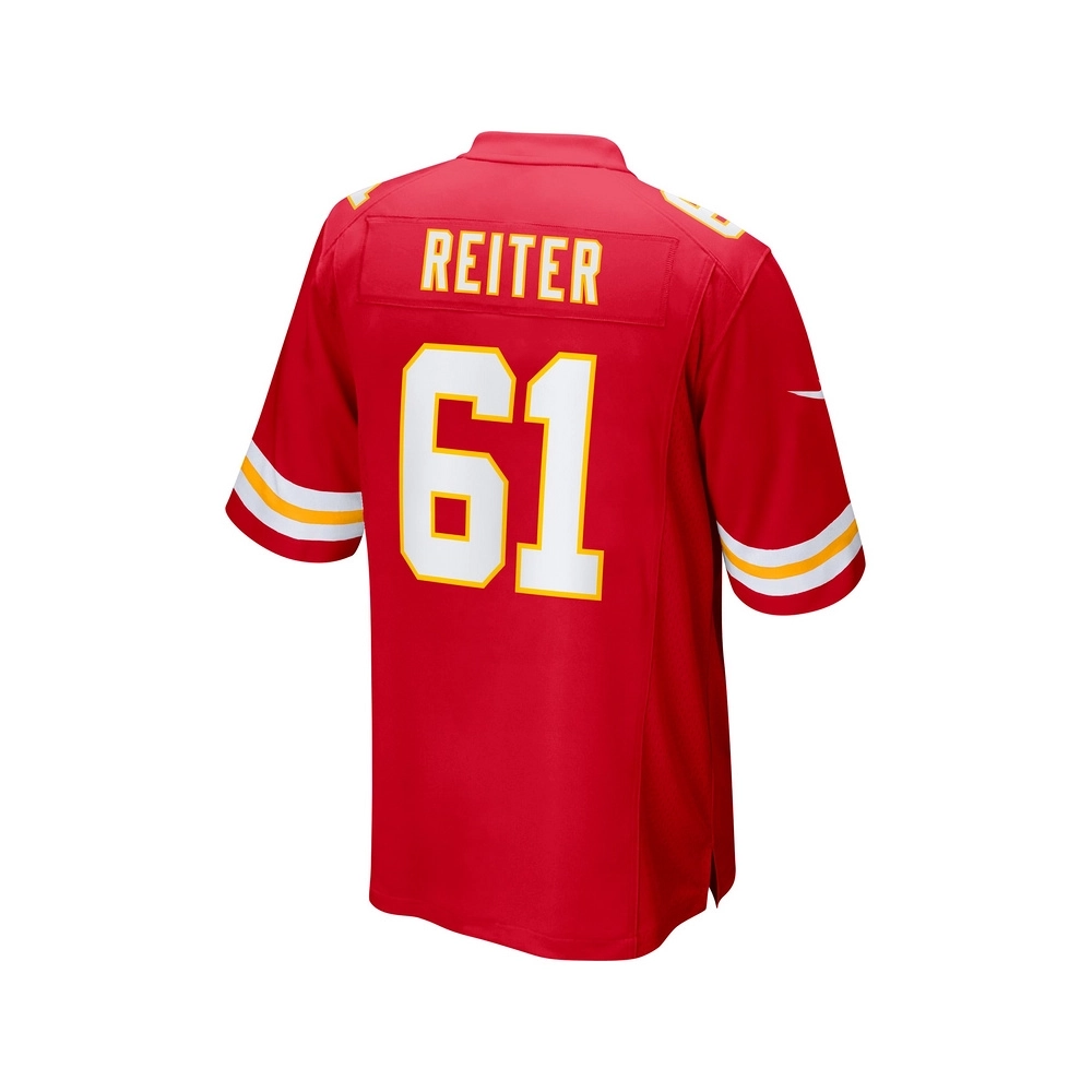 Mens Kansas City Chiefs Austin Reiter Red Game Player Jersey