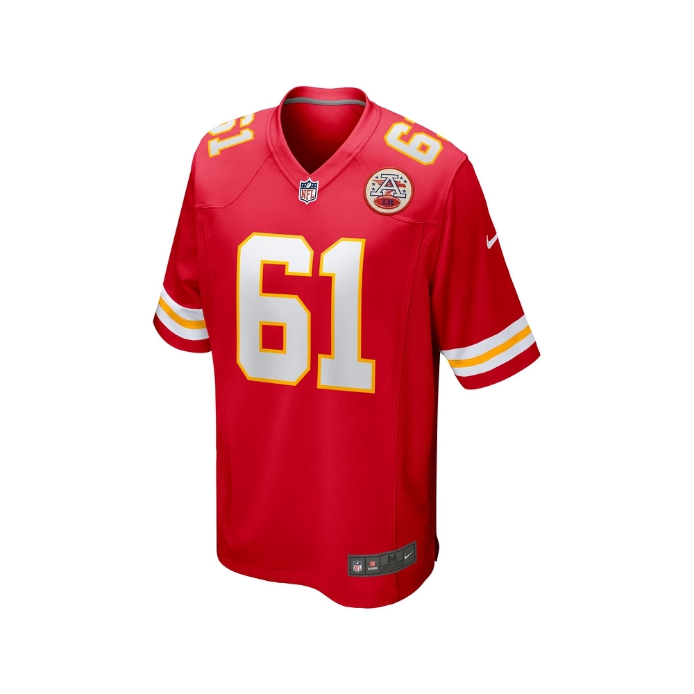 Mens Kansas City Chiefs Austin Reiter Red Game Player Jersey