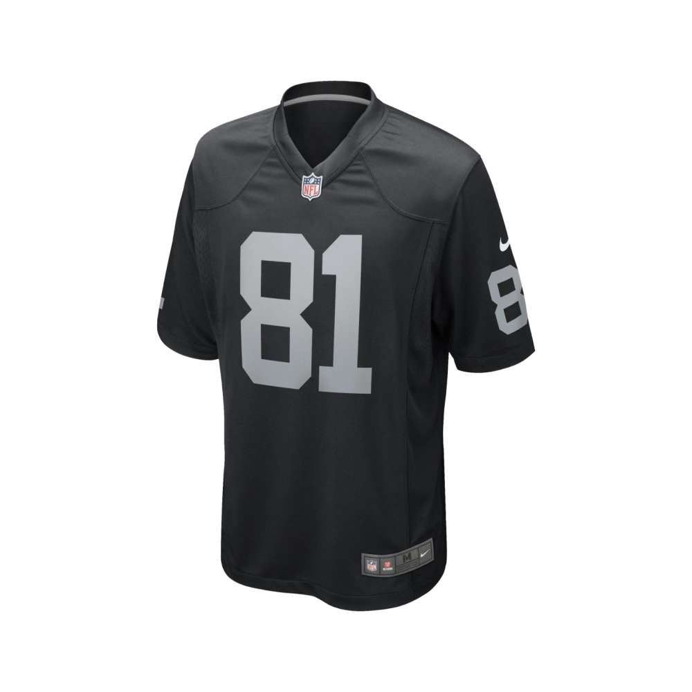 Mens Las Vegas Raiders Tim Brown Black Game Retired Player Jersey