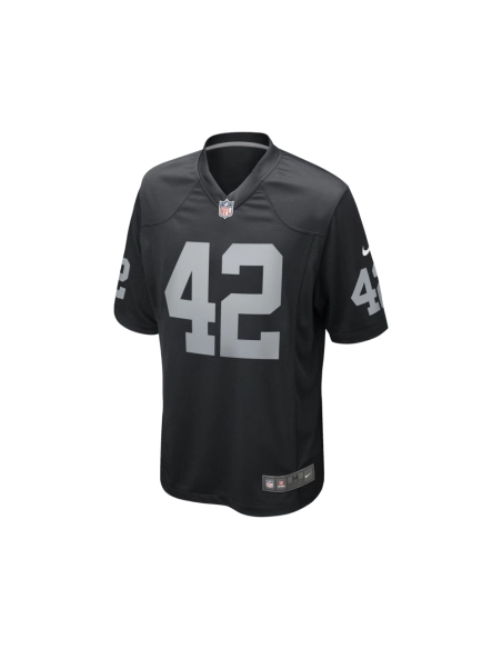 Mens Las Vegas Raiders Ronnie Lott Black Game Retired Player Jersey