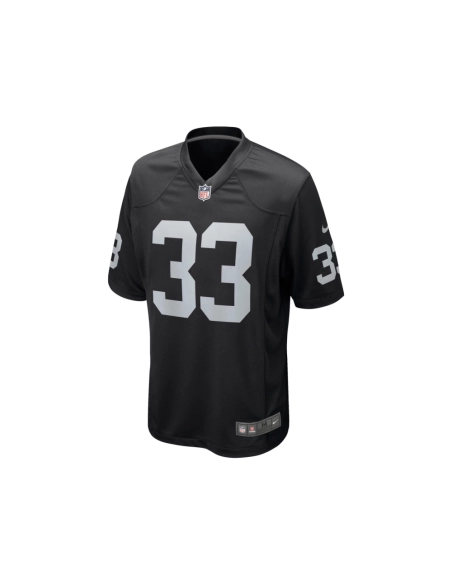 Mens Las Vegas Raiders Roderic Teamer Black Game Jersey