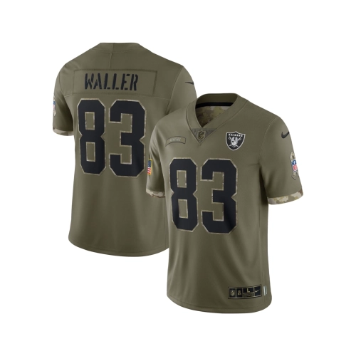 Mens Las Vegas Raiders Olive 2022 Salute To Service Limited Jersey