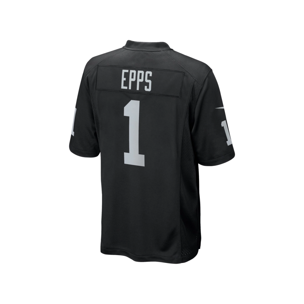 Mens Las Vegas Raiders Marcus Epps Black Game Player Jersey