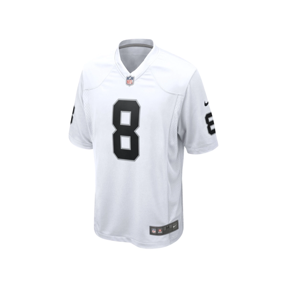 Mens Las Vegas Raiders Josh Jacobs White Game Player Jersey