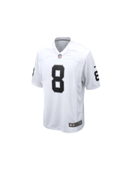 Mens Las Vegas Raiders Josh Jacobs White Game Player Jersey