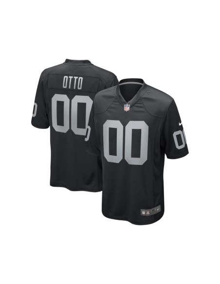 Mens Las Vegas Raiders Jim Otto Black Game Retired Player Jersey