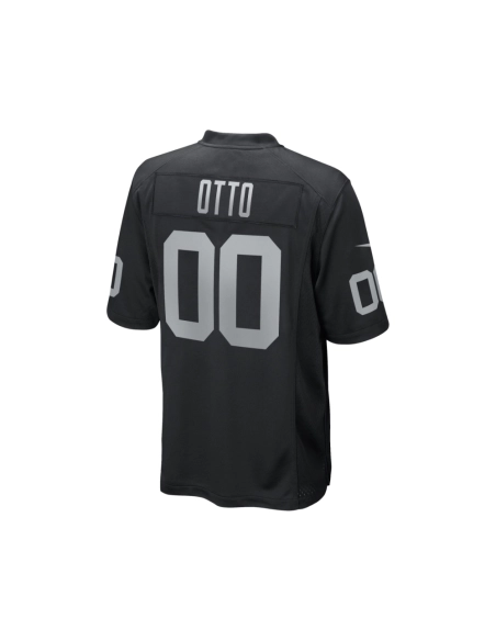 Mens Las Vegas Raiders Jim Otto Black Game Retired Player Jersey