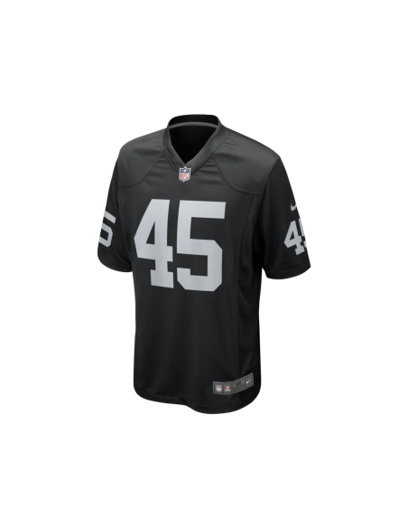 Mens Las Vegas Raiders Jaquan Johnson Black Game Player Jersey