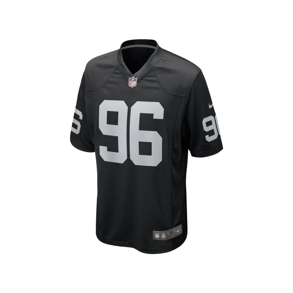Mens Las Vegas Raiders Isaac Rochell Black Team Game Jersey