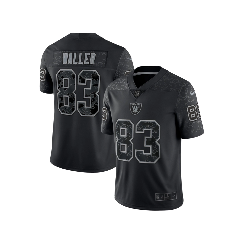 Mens Las Vegas Raiders Darren Waller Black RFLCTV Limited Jersey