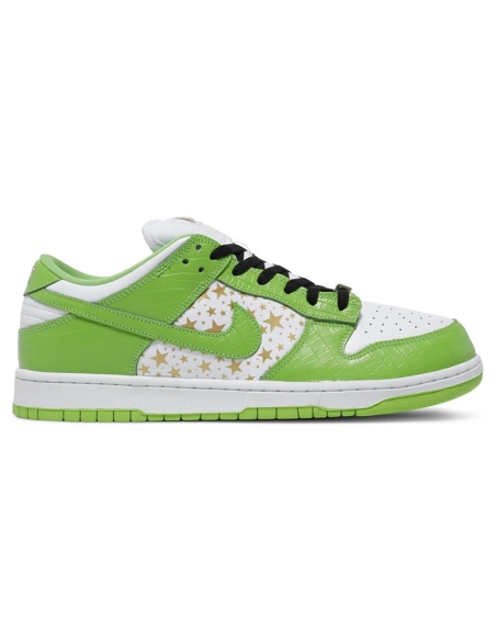 SUPREME X DUNK LOW OG SB QS MEAN GREEN,Dunk SB,NIKE SHOES Reps