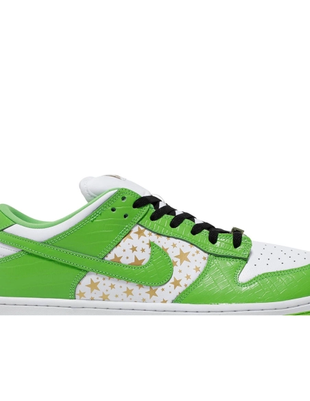 SUPREME X DUNK LOW OG SB QS MEAN GREEN,Dunk SB,NIKE SHOES Reps