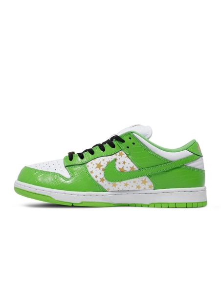 SUPREME X DUNK LOW OG SB QS MEAN GREEN,Dunk SB,NIKE SHOES Reps