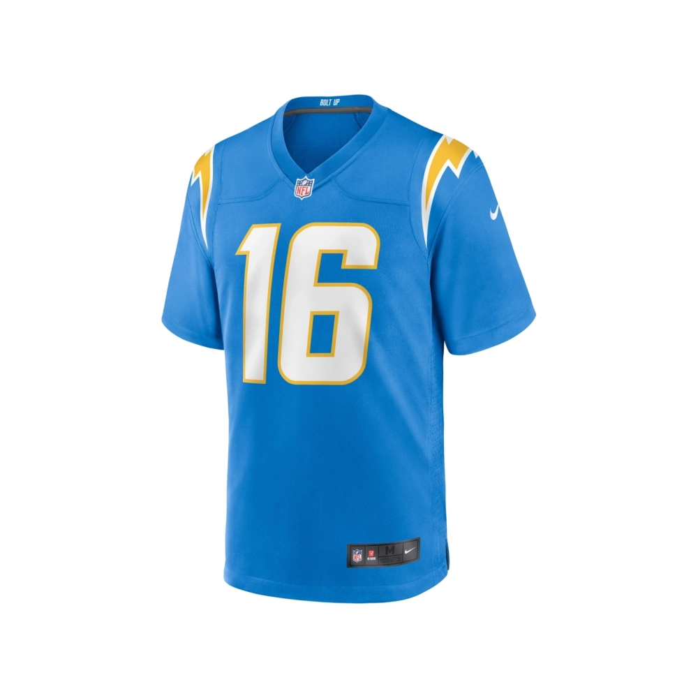 Mens Los Angeles Chargers Tyler Johnson Powder Blue Team Game Jersey