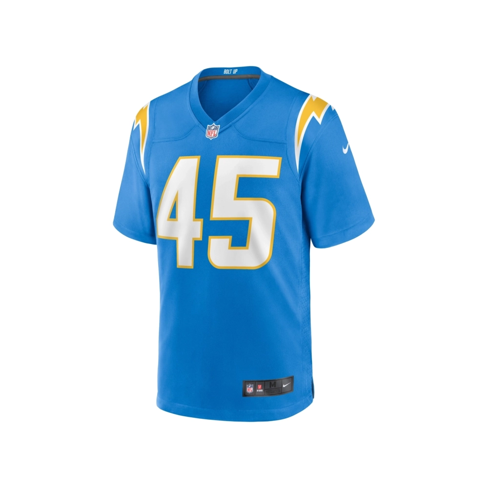 Mens Los Angeles Chargers Tuli Tuipulotu Powder Blue Team Game Jersey