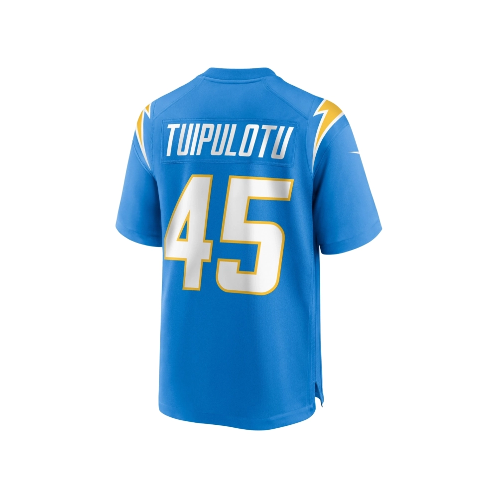 Mens Los Angeles Chargers Tuli Tuipulotu Powder Blue Team Game Jersey