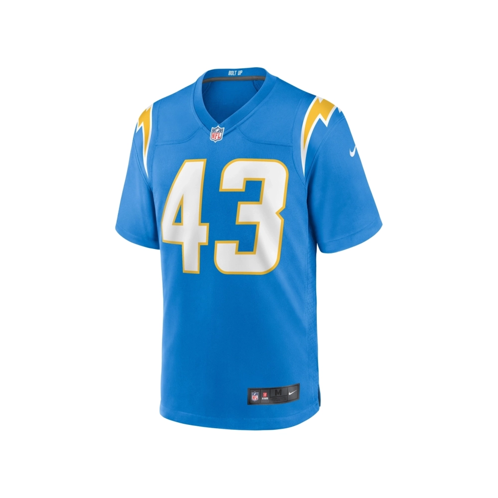 Mens Los Angeles Chargers Troy Dye Powder Blue Game Jersey