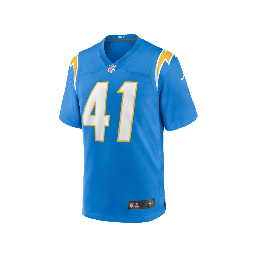 Mens Los Angeles Chargers Thomas Harper Powder Blue Team Game Jersey