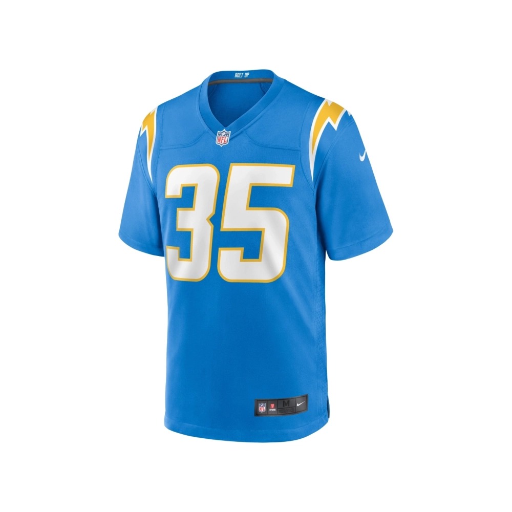 Mens Los Angeles Chargers Terrell Bynum Powder Blue Team Game Jersey