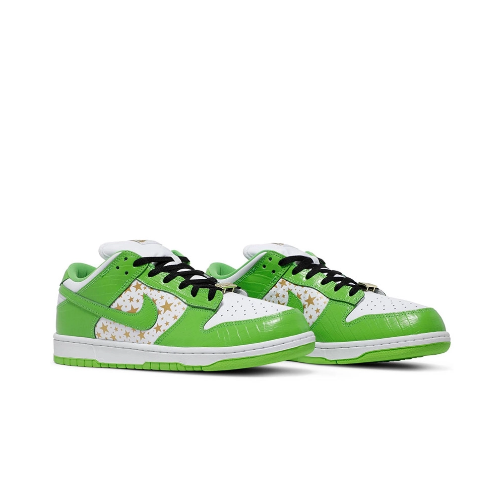 SUPREME X DUNK LOW OG SB QS MEAN GREEN,Dunk SB,NIKE SHOES Reps