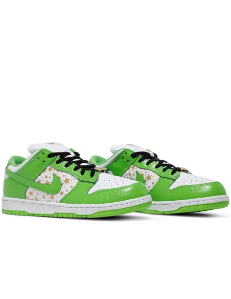 SUPREME X DUNK LOW OG SB QS MEAN GREEN,Dunk SB,NIKE SHOES Reps