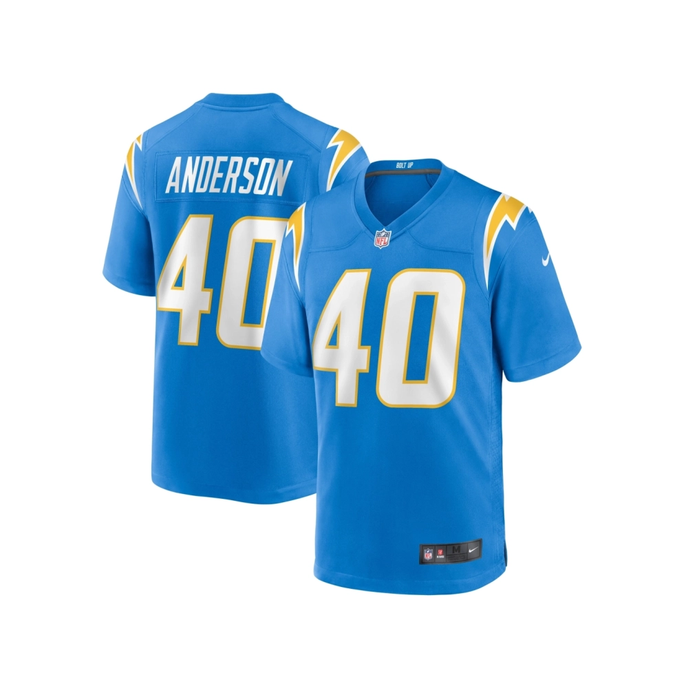 Mens Los Angeles Chargers Stephen Anderson Powder Blue Game Jersey