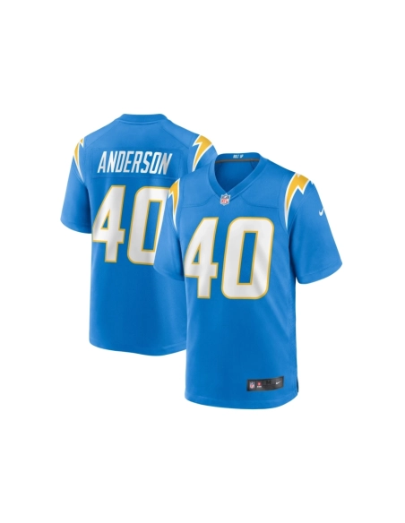 Mens Los Angeles Chargers Stephen Anderson Powder Blue Game Jersey