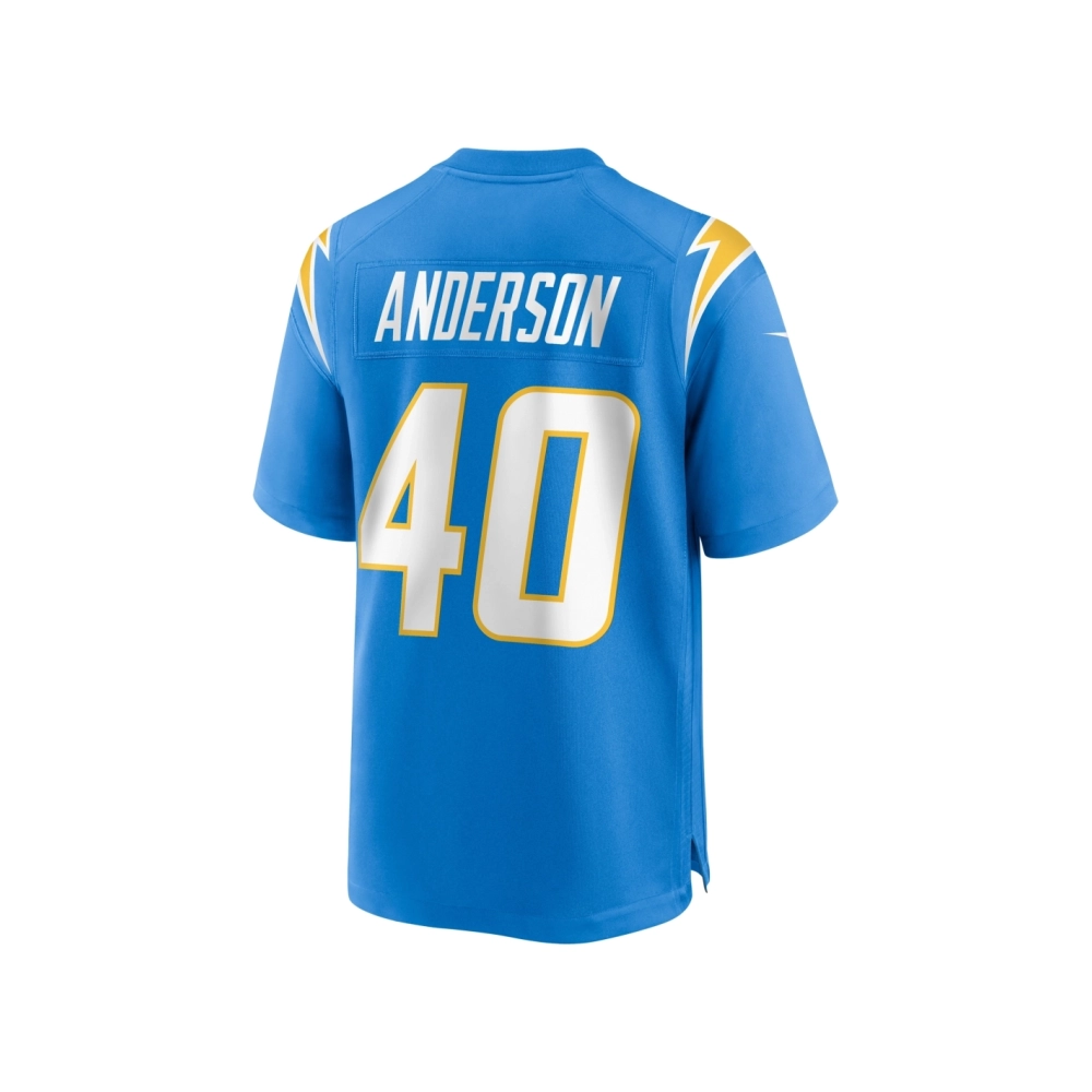 Mens Los Angeles Chargers Stephen Anderson Powder Blue Game Jersey