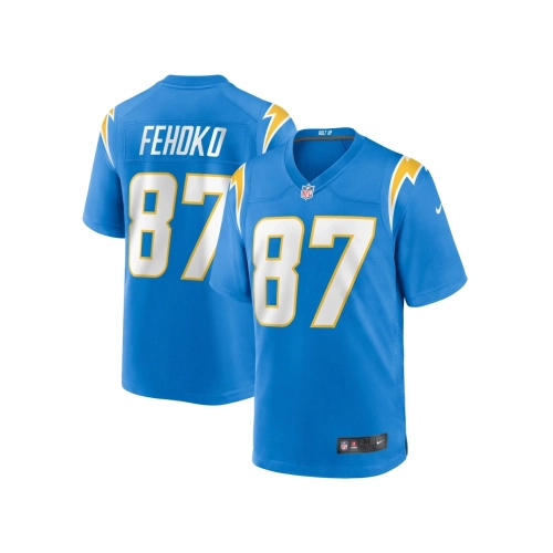 Mens Los Angeles Chargers Simi Fehoko Powder Blue Game Jersey