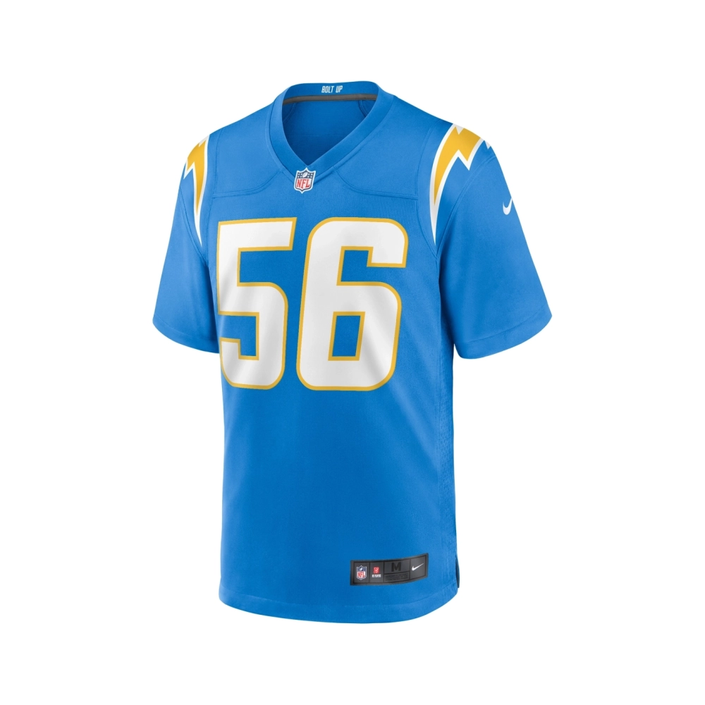 Mens Los Angeles Chargers Shawne Merriman Powder Blue Game Retired Player Jersey