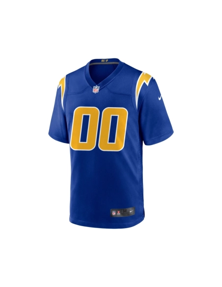 Mens Los Angeles Chargers Royal Alternate Custom Game Jersey
