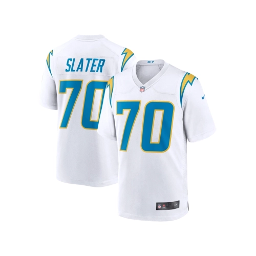 Mens Los Angeles Chargers Rashawn Slater White Game Jersey