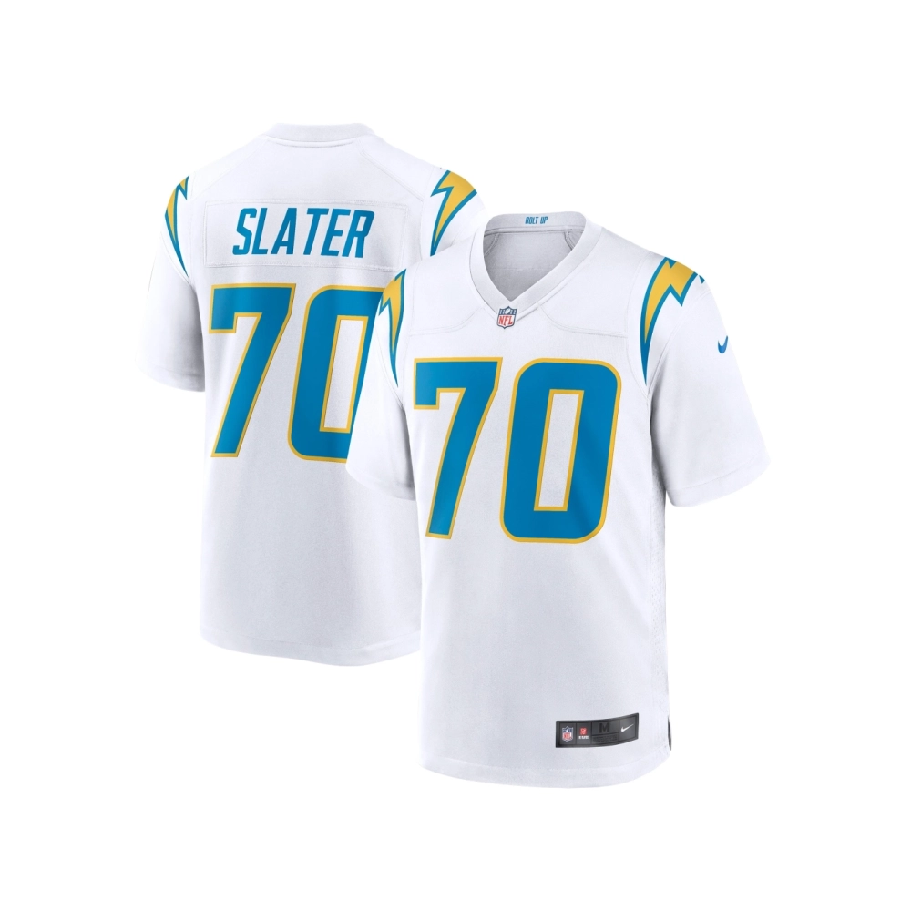 Mens Los Angeles Chargers Rashawn Slater White Game Jersey