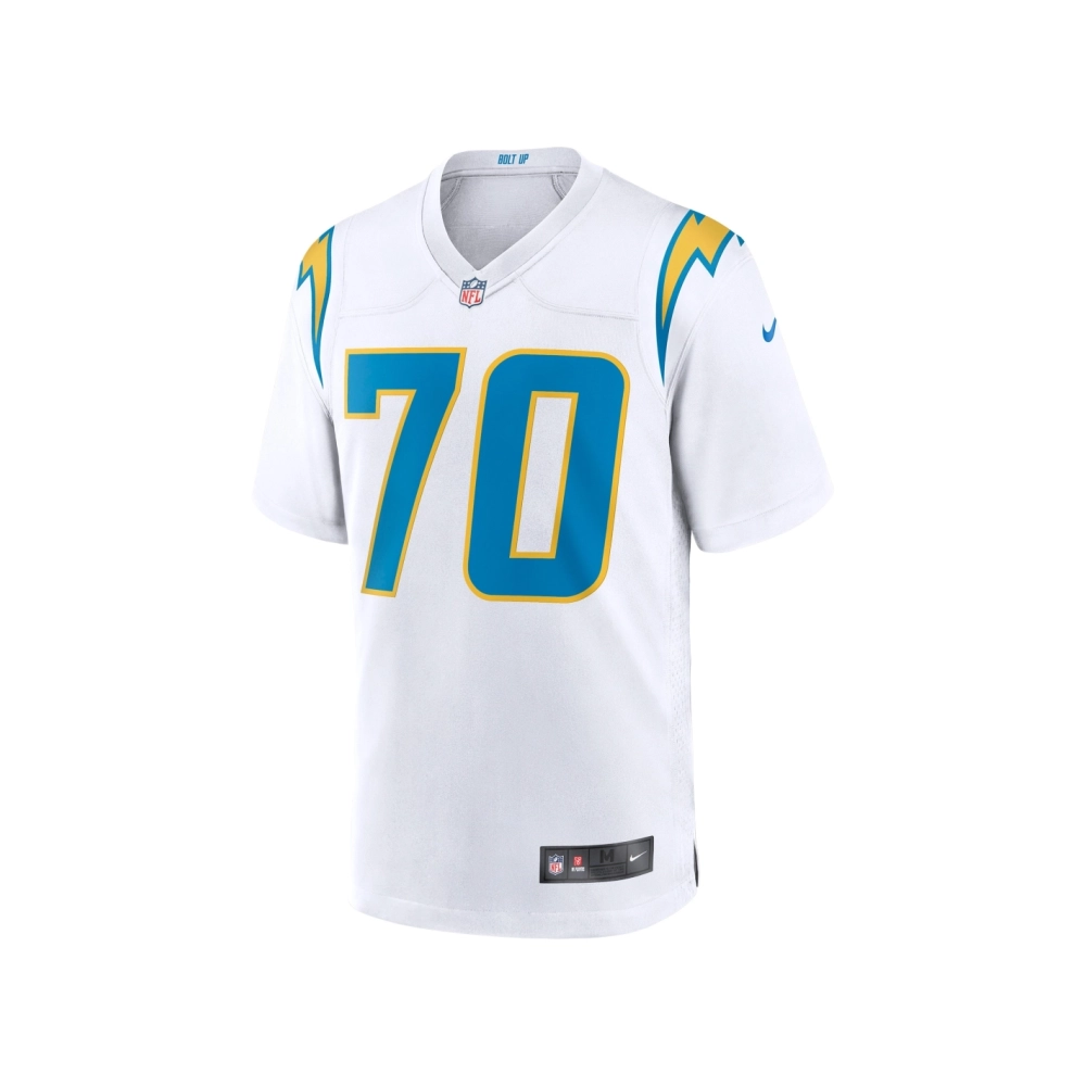 Mens Los Angeles Chargers Rashawn Slater White Game Jersey