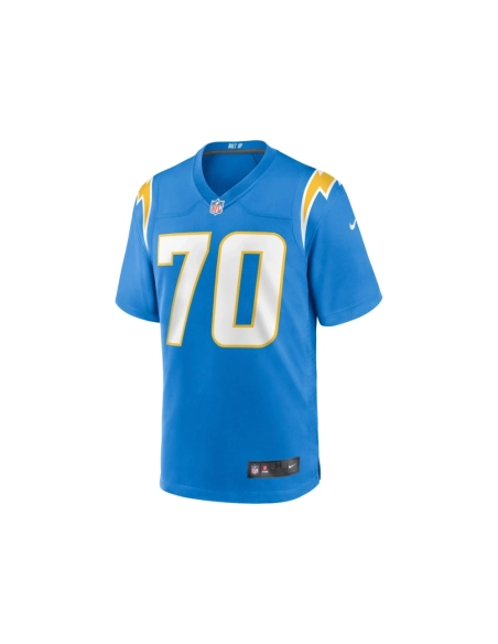 Mens Los Angeles Chargers Rashawn Slater Powder Blue 2021 NFL Draft First Round Pick Game Jersey