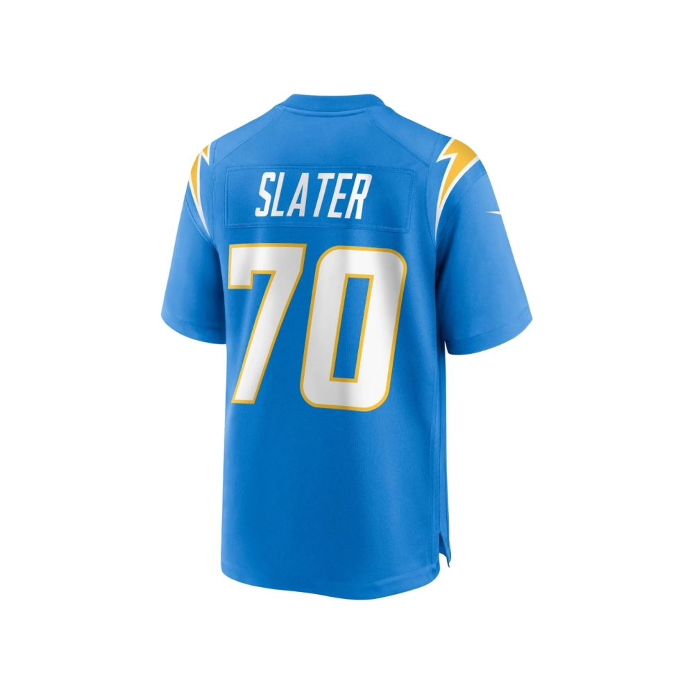 Mens Los Angeles Chargers Rashawn Slater Powder Blue 2021 NFL Draft First Round Pick Game Jersey